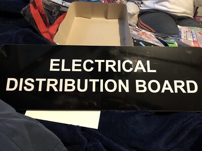 Electrical Distribution Board Sign Freepost To4 | eBay Australia