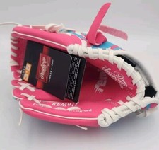 Girls Rawlings Baseball Remix Mitt Pink And Blue Rem91p Left Hand Throw