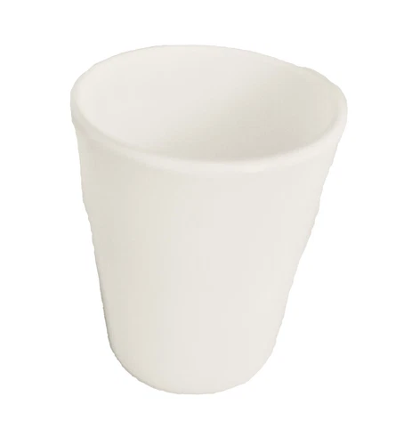 50s Milk Glass Cup Mid Century Farmhouse Kitchen White Retro Coffee MCM Sleek