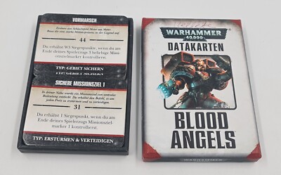 Data Cards Blood Angels Space Marines Warhammer 40K 04220101002