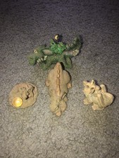 Vintage Dragon Figurine Lot Frumps UDC D&D Studios Made In USA Figure Frog Orb