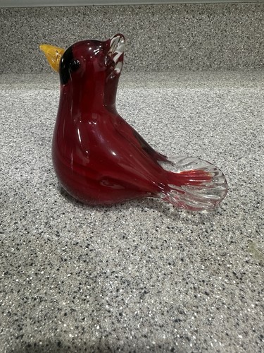 Blown Glass Cardinal