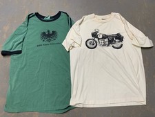 Vintage BMW Riders Association TShirt Logo Bike Short Sleeve 90s Sz XL