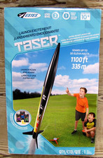 Estes TASER Model Rocket Launch Set Includes Rocket, Pad, Controller & Parachute