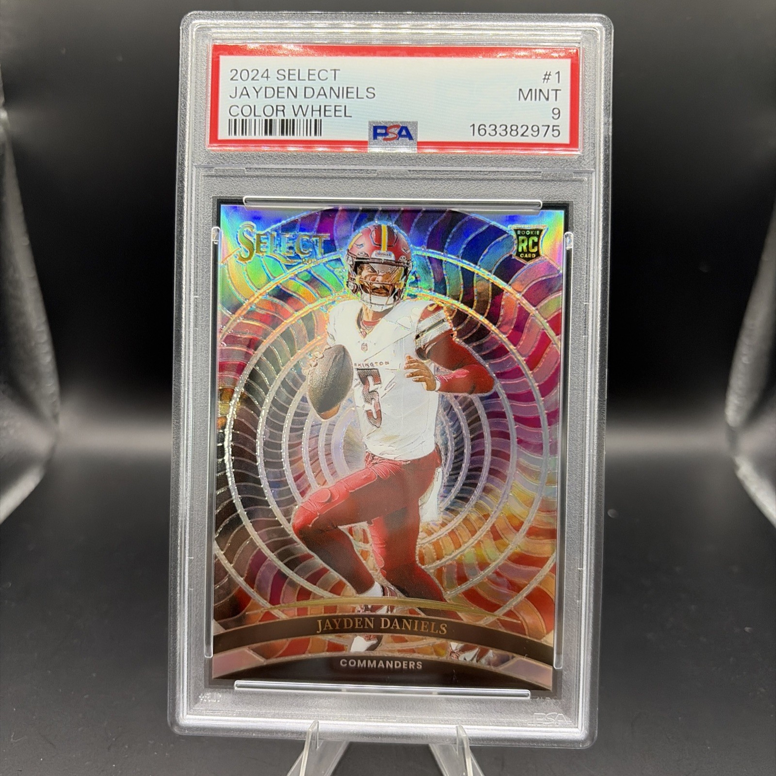 2024 Panini Select - Color Wheel Jayden Daniels #1 (RC) Commanders Star