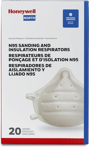 Hypoallergenic N95 Respirator 20-Pack - Essential Protection for Professionals - Picture 6 of 8