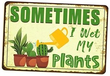 Funny Signs Garden Decor Outdoor Vintage Garden Decorative Metal Sign Gifts