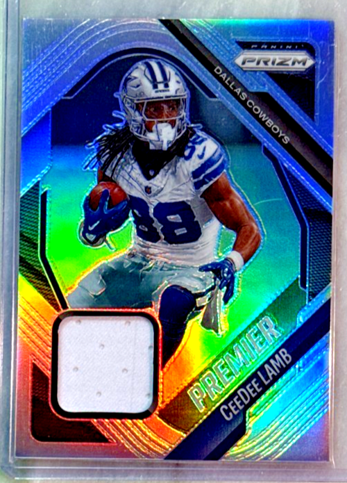 CeeDee Lamb 2025 Panini Prizm NFL Premier Jersey Relic Card-#PJY