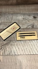 Cross Century-Matte Black  23K Gold Trim-Pen  Pencil Set- Brand New-Cross Ink