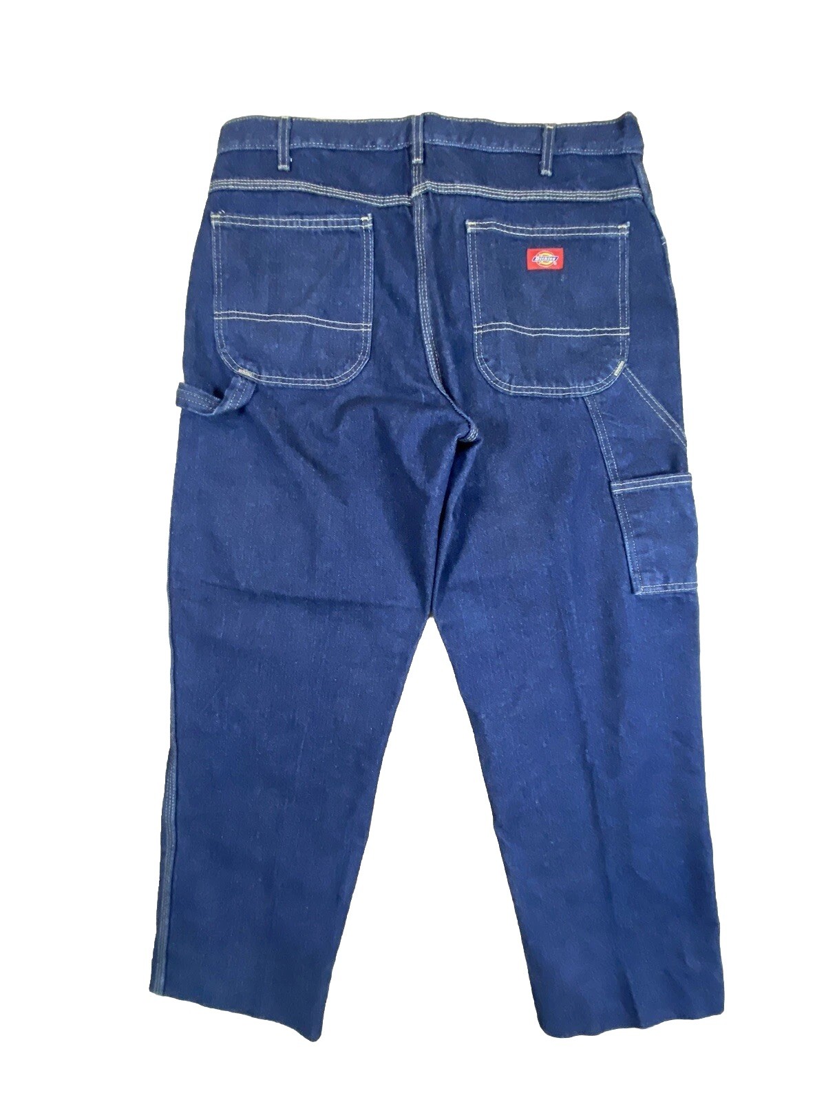 S 36x30 Blue Denim Relaxed Fit Utility Workwear Pants