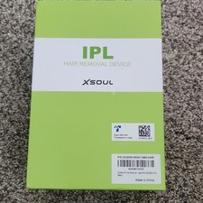 XSoul IPL Hair Removal Device White Corded Electric for Legs Arms Face