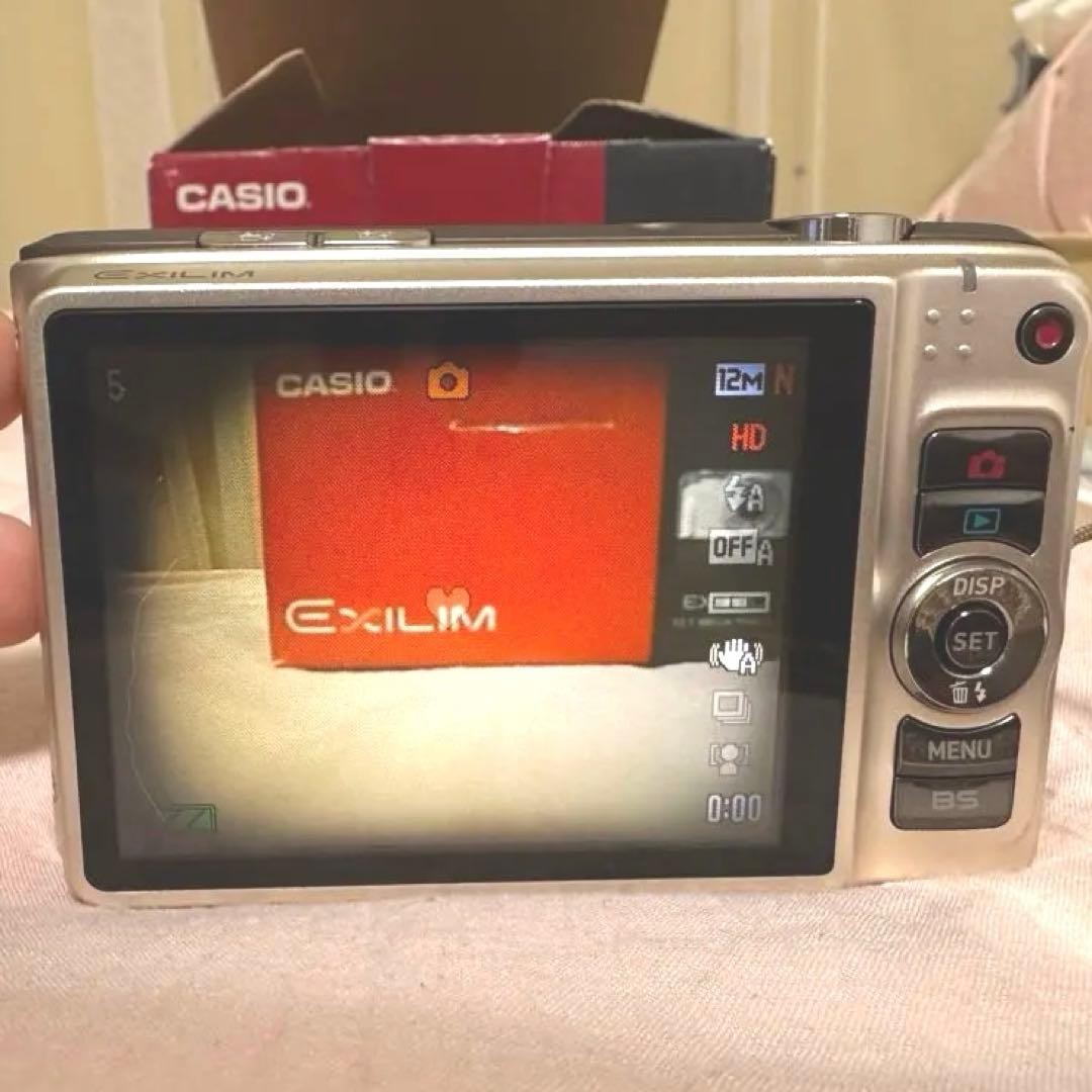Casio EXILIM EX-H10 Gold 12MP 10x Zoom Digital Camera Boxed Japan