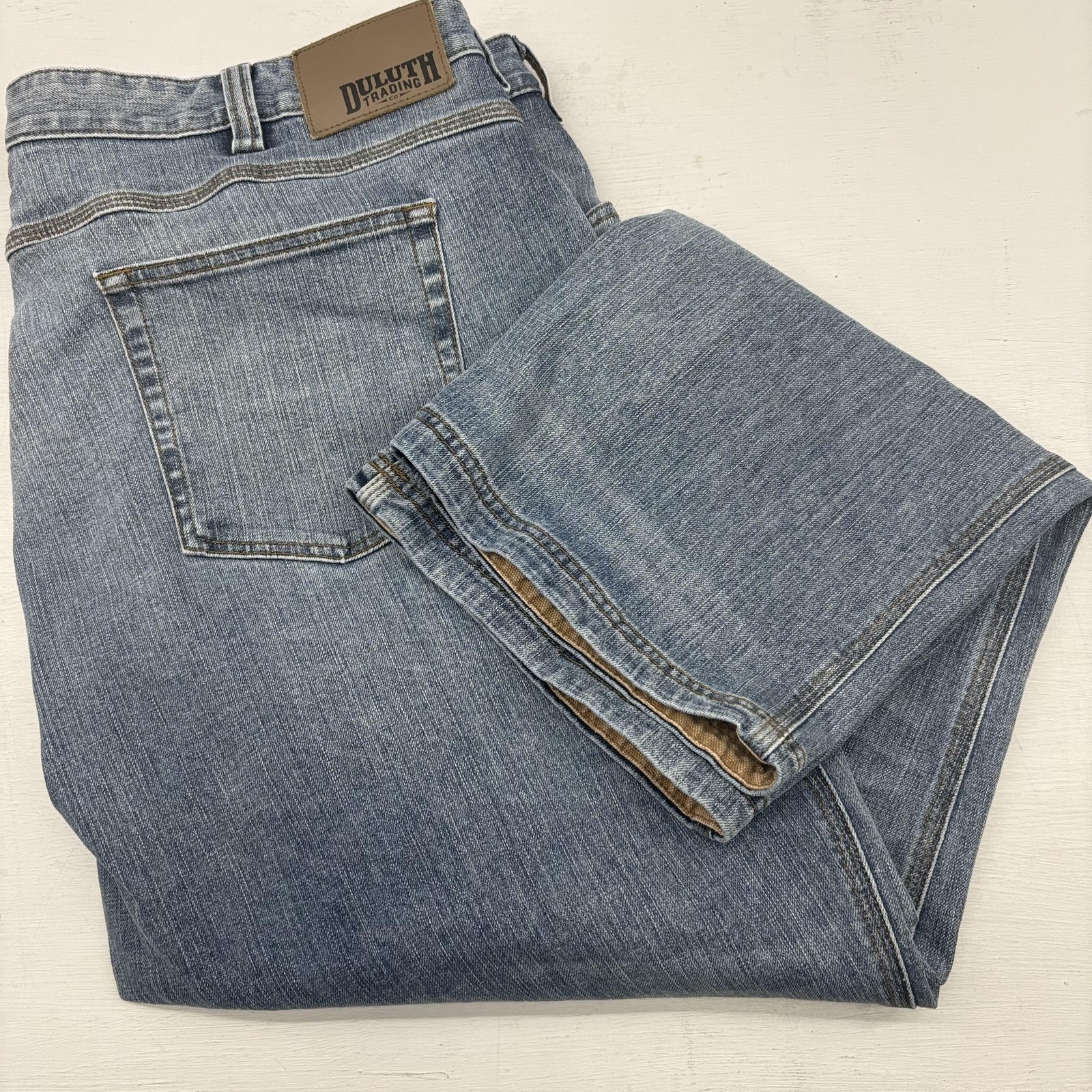 S 42 X 32 Blue Relaxed Straight Stretch