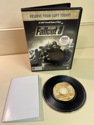 Fallout 3 Preorder Promo Soundtrack CD + Poster, Bethesda, Read for Contents