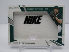 DAULTON JEFFERIES 2021 IMMACULATE JUMBO CLEATS TONGUE LOGO! #2/2! CON-TD