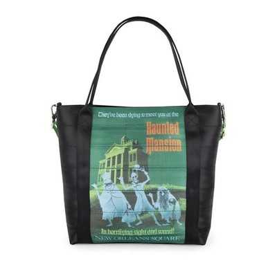  THE HAUNTED MANSION TOTE - NEW ORLEANS SQUARE ATTRACTION POSTER - By HARVEYS 