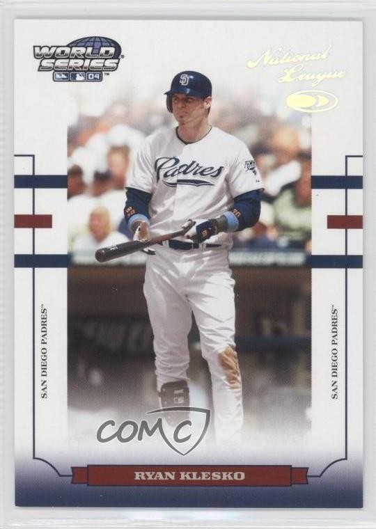 2004 Donruss World Series Silver Holofoil 50 31/50 Ryan Klesko #WS-147 0a1