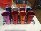 1950's Set of Hostess Ware Colorama ice tea cups with Holder and Pitcher — photo 2