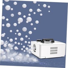 Fog Bubble Machine, 2-in-1 No-Spill Smoke Bubble Machine White