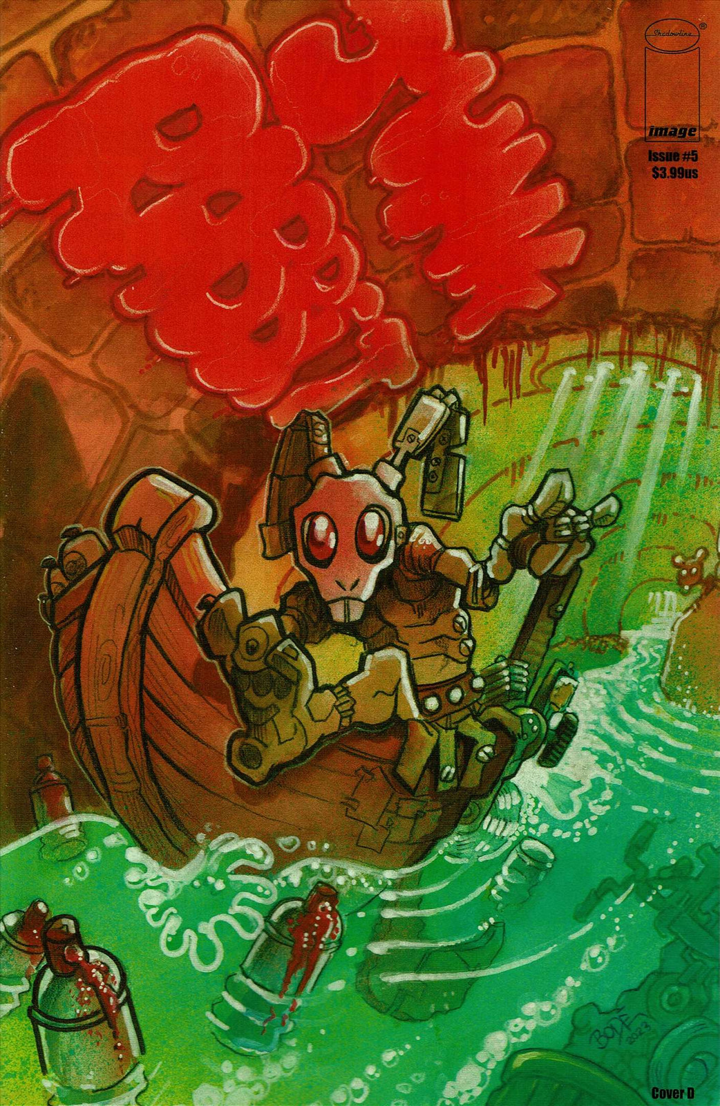Junk Rabbit #5D VF/NM Mark Bode Variant Image Comics - combined shipping
