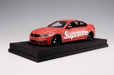 #ad AutoBarn AB Models 1 18 BMW M4 F82 Liberty Walk Widebody Supreme Red Resin $259.00