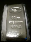 10oz Silver Bar 999 Italpreziosi Serial #8143