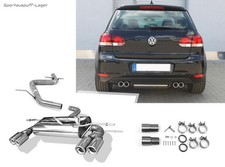 Fox Duplex Racing-Komplettanlage ab Kat. VW Golf 6 2x80mm rund eingerollt