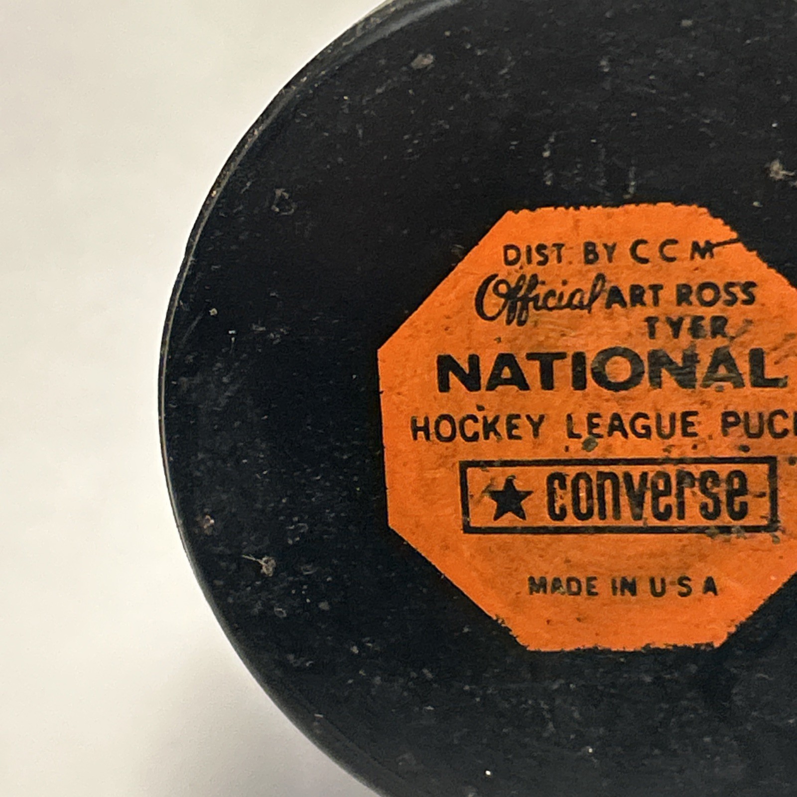 New York Rangers NHL Official Game Puck Converse Art Ross Vintage USA thumbnail 11