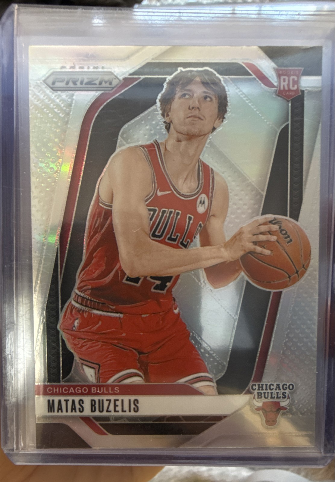 2024-25 Panini Prizm - Matas Buzelis #252 Silver Prizm (RC)
