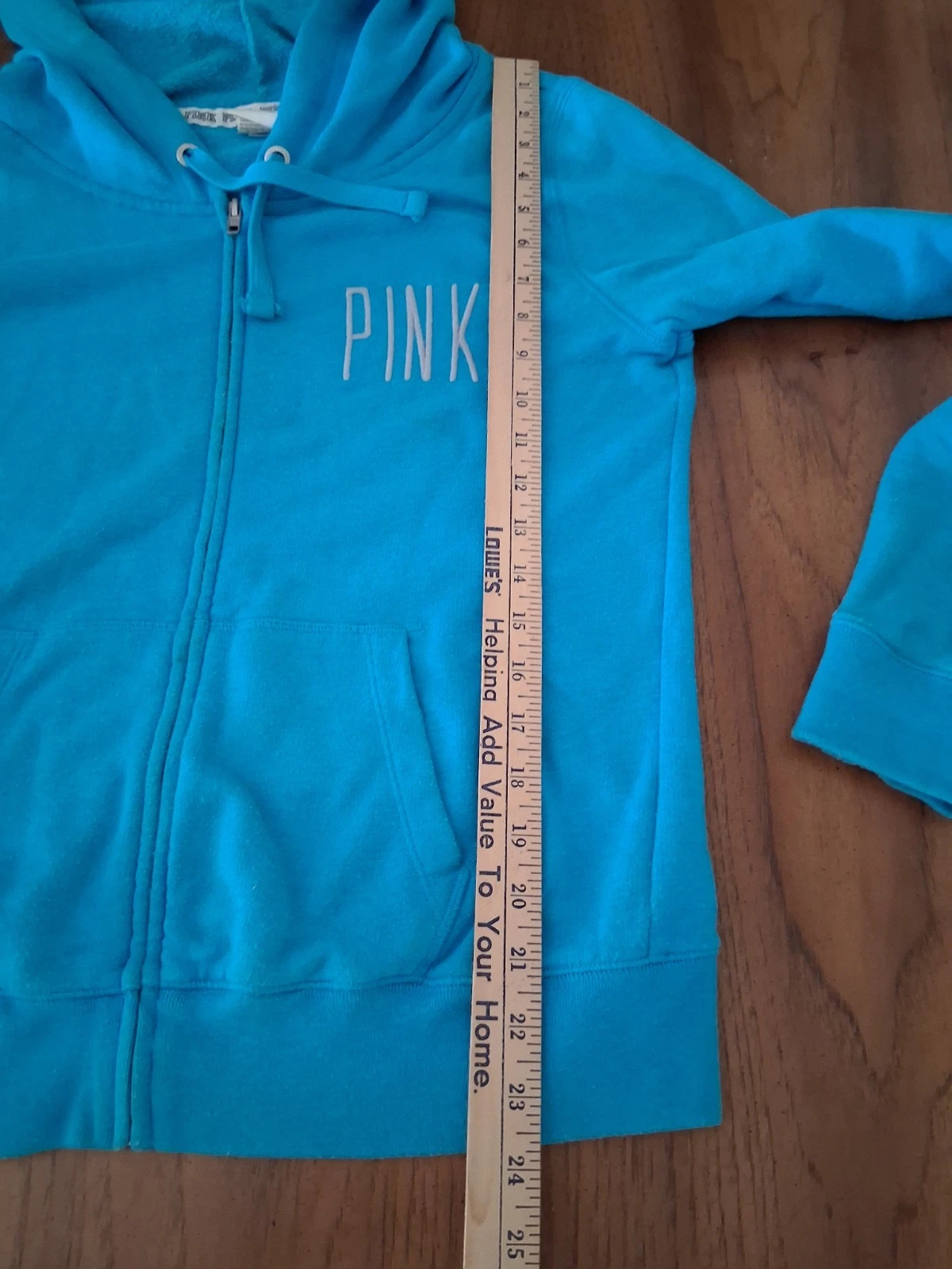 UNDERCOVER Giacca con cappuccio e zip ROSA Victorias Secret blu taglia S rosa amore