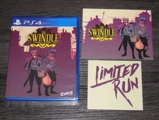 THE SWINDLE A STEAMPUNK CYBERCRIME CAPER (LRG #40) New OOP PS4 PlayStation 4