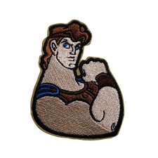 Disney Hercules Embroidered Iron On Patch -  Character OFFICIAL 01-A