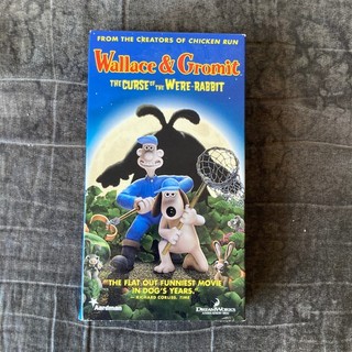 WALLACE & GROMIT: THE CURSE OF THE WERE RABBIT VHS (2005) Great condition!