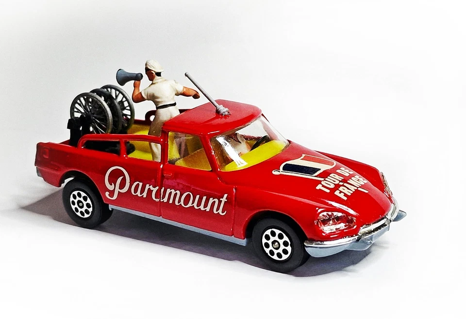 Corgi Toys Nr. 510 Citroen DS  Tour de France  + Fensterbox - Bild 4 von 4