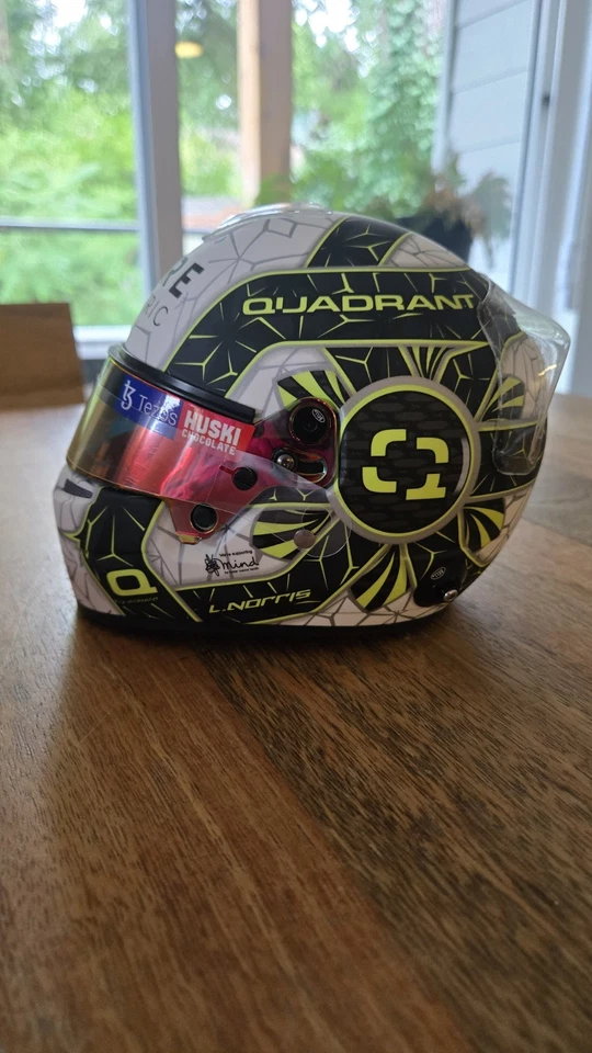 Lando Norris 2021 Turkey Mclaren 1/2 Scale F1 Helmet With Upgrades - Image 3 of 4