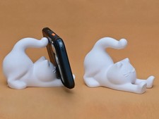 3D Printed Cat Cell Phone Stand: Fun Desk Decor
