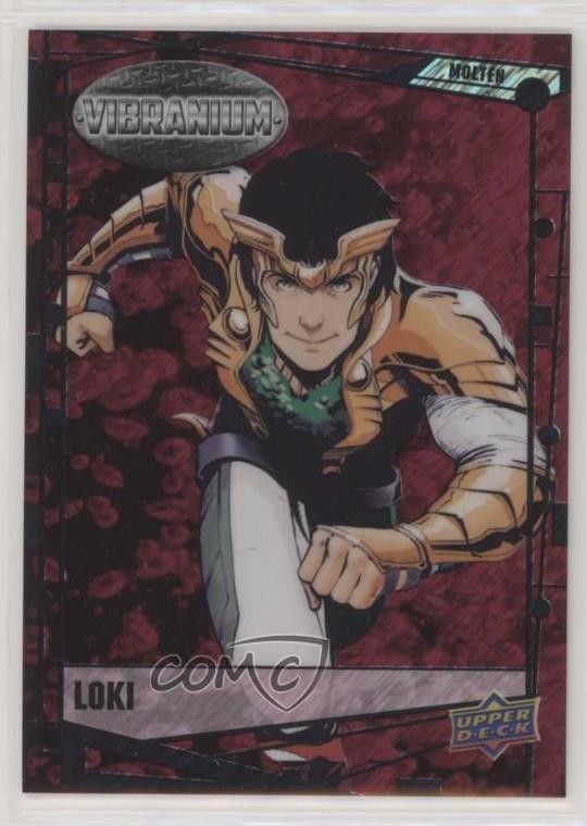 2015 Upper Deck Marvel Vibranium Molten Vibranium 291/299 Loki #68 2k3