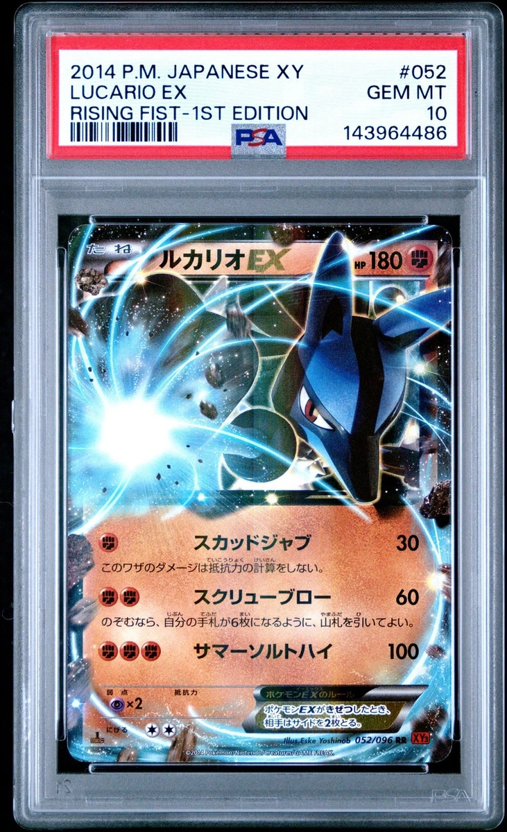 Lucario Pokémon TCG XY Japanese Individual Collectible Card Game