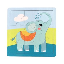 Holzpuzzle Kinder Spielezeug Lernspielzeug Tier Fahrzeuge Puzzle Brett