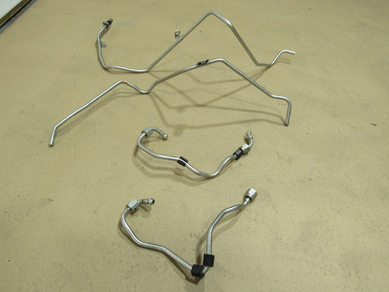 12-18 Bentley Continental GT W12 2015 Fuel Pump Block Hose Pipe Line Set |:A
