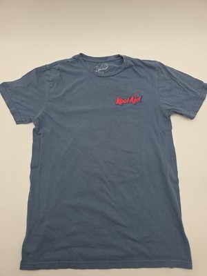 Kool Aid T-Shirt Men Small Blue Graphic Tee..#43751