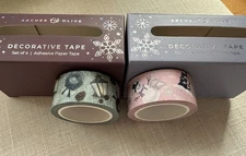 Archer & Olive Lamp Post And Winter Village Washi Tape 1 Roll For Each New