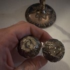 Price Imports 109 Silver Plated & Glass Grape Salt & Pepper Shakers w/ Stand — photo 5
