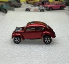 Hot Wheels Redlines *RESTORED* Custom Volkswagen Spectraflame Red w/white Int