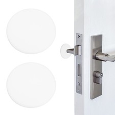 2Pcs 3.1" Door Stoppers for Wall Protector Silicone Door Knob Bumpers White