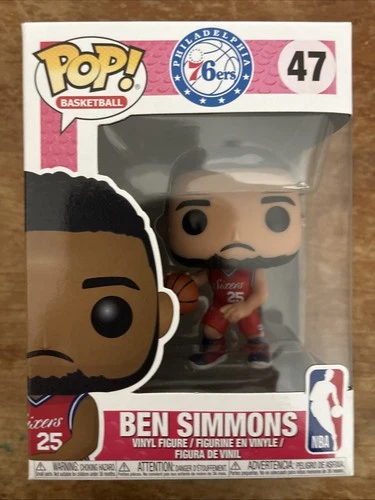 Funko Pop! Ben Simmons NBA Philadelphia 76ers Toy Figure #47 -- Damaged Box