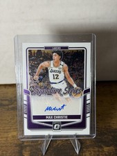 2024-25 Panini Donruss Optic - Signature Series Max Christie #SS-MAX (AU)