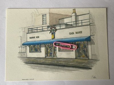 Marine Ices, 8 Haverstock Hill London NW3. Eisspezialist seit 1930 er Jahren