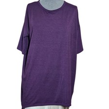 Made in the USA Purple Oversized Tee Size XXS 