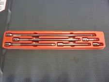 SNAP-ON TOOLS SIX PIECE 1/4" DRIVE KNURLED EXTENSION SET - FREE SHIP